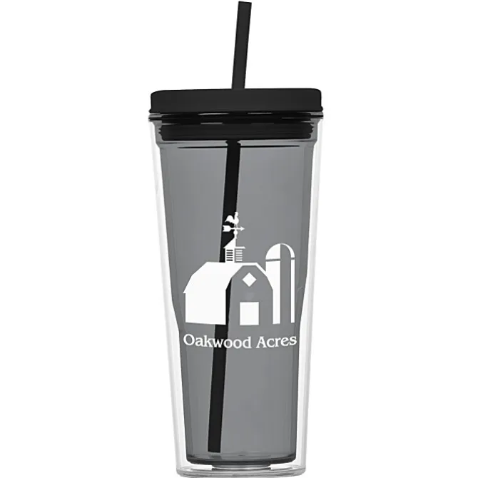 Vast Acrylic Tumbler with Straw - 21 oz - 24 hr