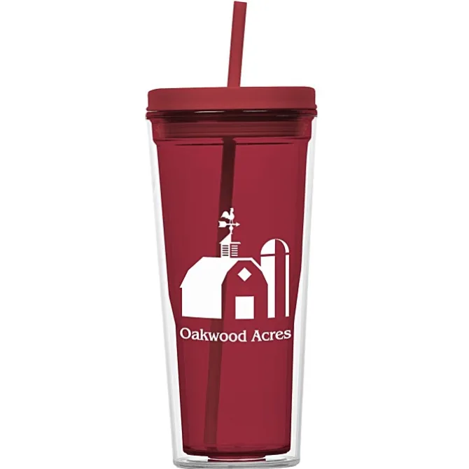 Vast Acrylic Tumbler with Straw - 21 oz - 24 hr
