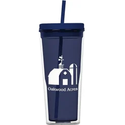 Vast Acrylic Tumbler with Straw - 21 oz - 24 hr