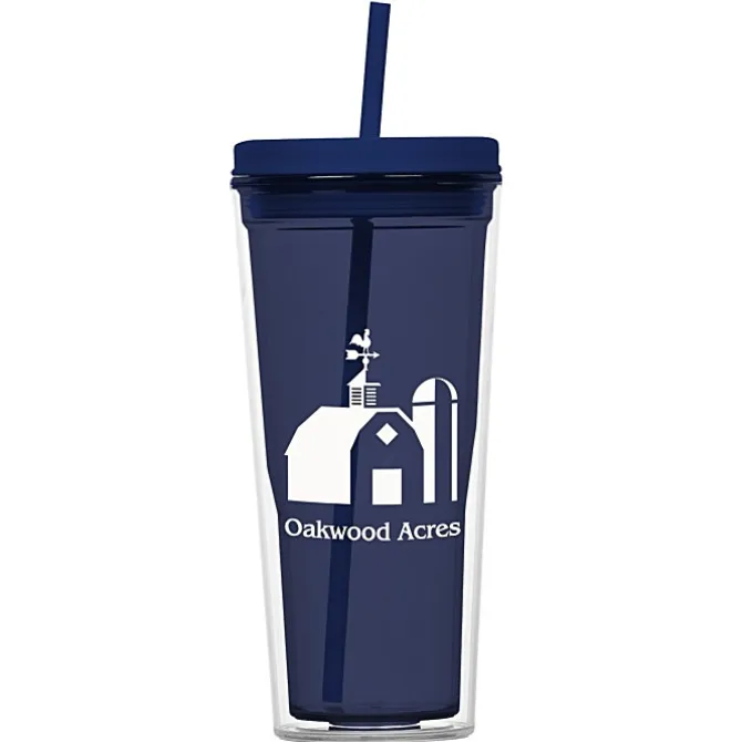 Vast Acrylic Tumbler with Straw - 21 oz - 24 hr