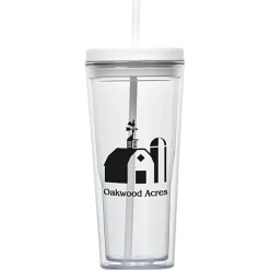 Vast Acrylic Tumbler with Straw - 21 oz - 24 hr