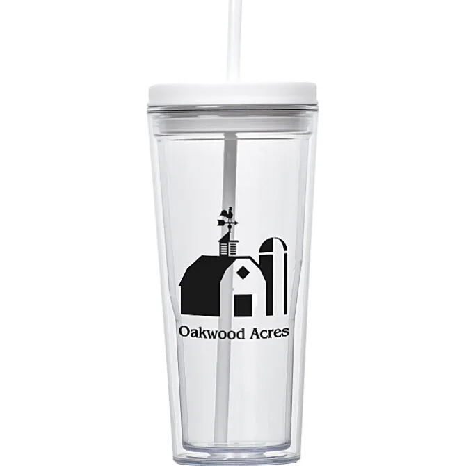 Vast Acrylic Tumbler with Straw - 21 oz - 24 hr