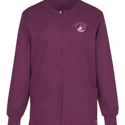 Wink Mechanical Stretch Snap Front Scrub Jacket