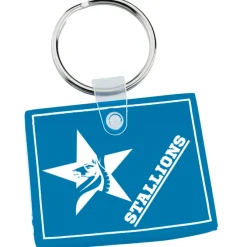 Wyoming Soft Keychain - Translucent