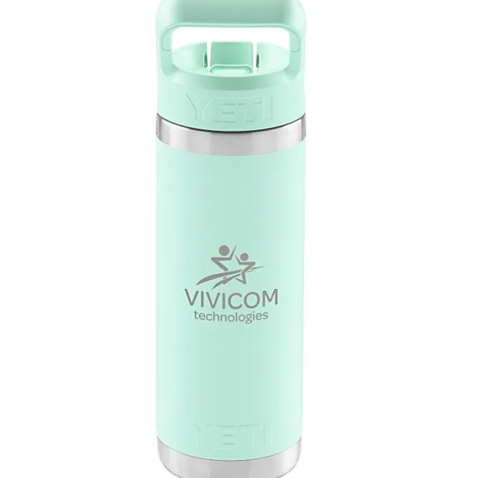 YETI Rambler Water Bottle with Straw Cap - 18 oz
